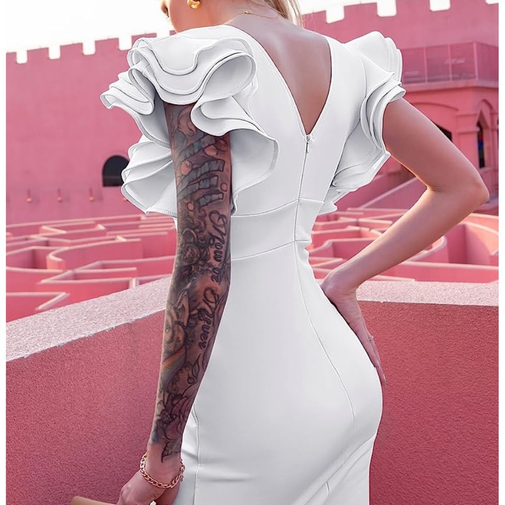 White Elegant Dress